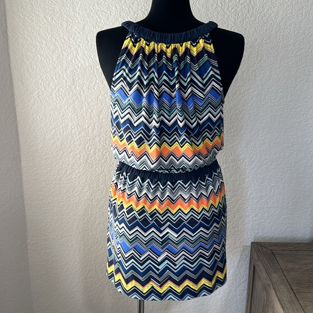 BCBGMAXAZRIA Womens Printed Jersey Dress Size Small - Picture 7 of 12